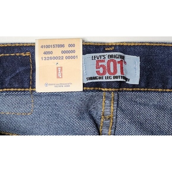 Levi's Men's 501 Original Fit Straight-leg Button-fly Jeans - Picture 6 of 6